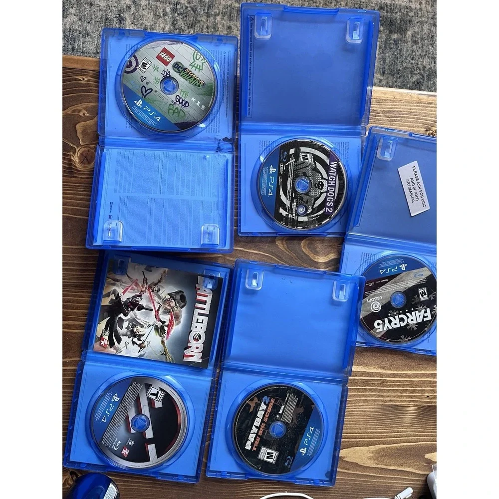Farcry Battleborn Watch dogs 2 Lego Villains Payday Lot Of 5 PS4 Game Lot Bundle